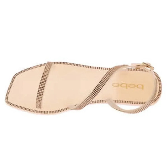 BEBE NWOT Jillie Sandal in‎ Nude - Picture 1 of 9